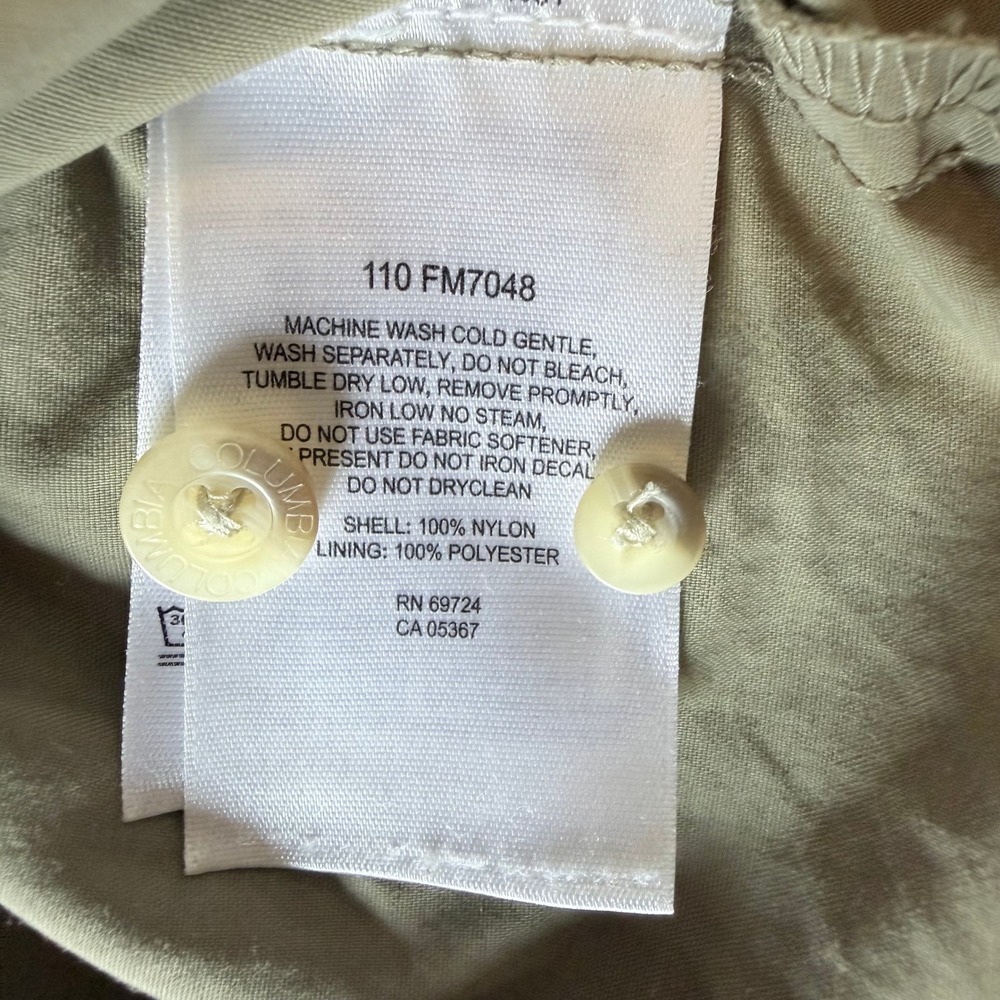 Columbia PFG Bahama II Long Sleeve Fishing Shirt Sage Green Omni-Shade Mens M - Picture 7 of 8